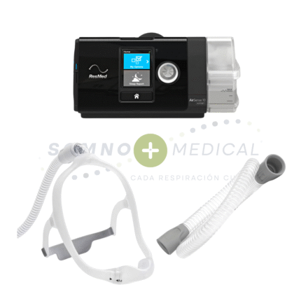 PACK AIRSENSE S10 + TUBO ESTÁNDAR + MASCARILLA DREAMWEAR UNDER THE NOSE