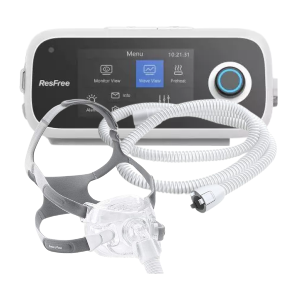 Pack Resfree R20A + Tubo Climatizado + Mascarilla Amara View - Beyond