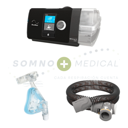 PACK AIRSENSE S10 + TUBO CALEFACCIONADO + MASCARILLA AMARA GEL