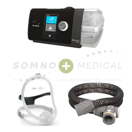 PACK AIRSENSE S10 + TUBO CALEFACCIONADO + MASCARILLA DREAMWISP