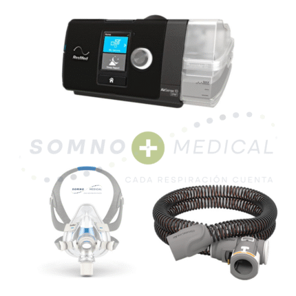 PACK AIRSENSE S10 + TUBO CALEFACCIONADO + MASCARILLA F20