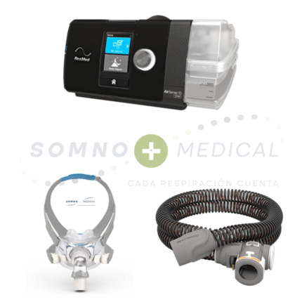 PACK AIRSENSE S10 + TUBO CALEFACCIONADO + MASCARILLA F30