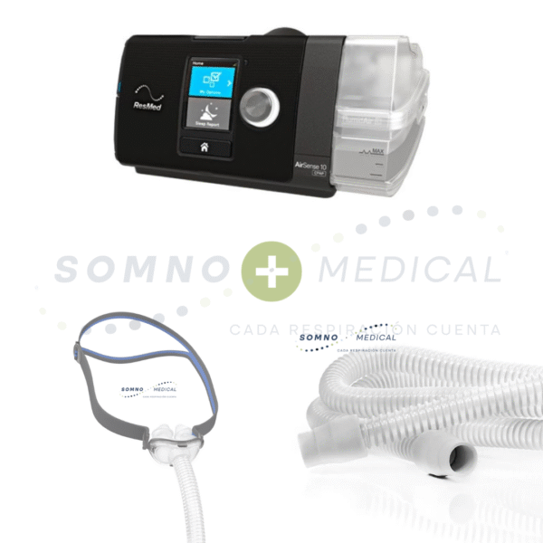 PACK AIRSENSE S10 + TUBO ESTÁNDAR + MASCARILLA P10
