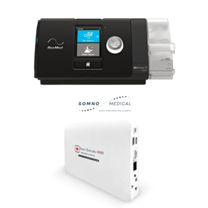 PACK PROMOCIONAL EQUIPO AUTOCPAP AIRSENSE S10 + BATERÍA PORTÁTIL ZOPEC