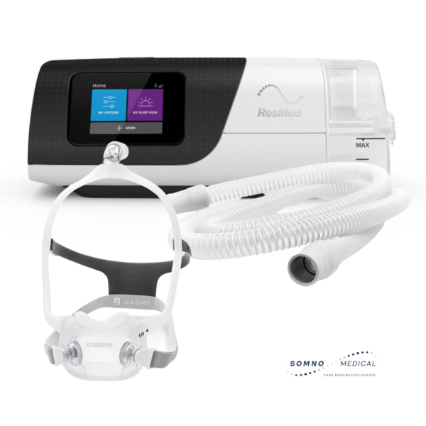 PACK AIRSENSE S11 + TUBO ESTÁNDAR + MASCARILLA DREAMWEAR FULLFACE