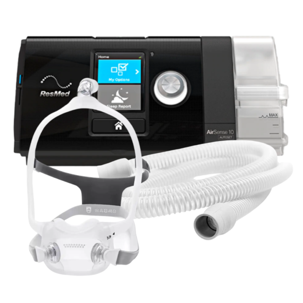 Pack Airsense10 + Tubo Estándar + Mascarilla Dreamwear FullFace - ResMed